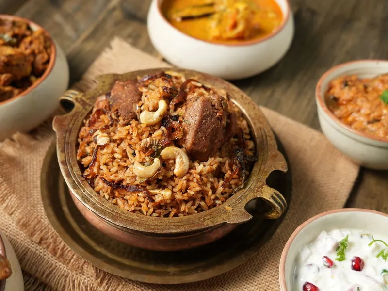 Mutton berry pulao